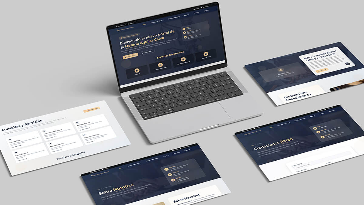Notaría Aguilar Calvo Sitio Web